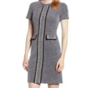 knit tweed short sleeve dress 6